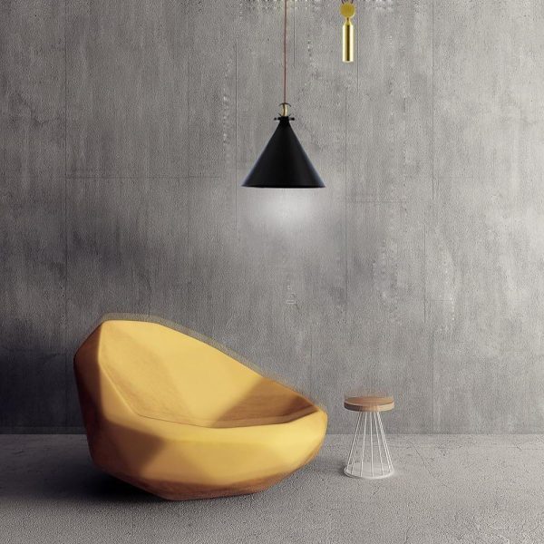 Electroplated metal Conical Adjustable Linear LED Modern Pendant Lighting - Image 2