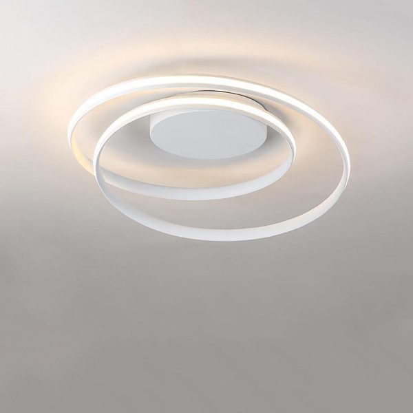 Spiraling Circular LED Modern Ceiling Lights Flush Mount Lighting - Image 6