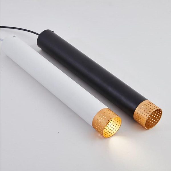 Elongated LED Industrial Linear Pendant Light Metal Island Hanging Lighting - Image 8