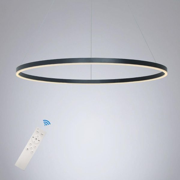 Geometric Slimline Circular Pendant Entry Light Dimmable Ceiling Light - Image 11