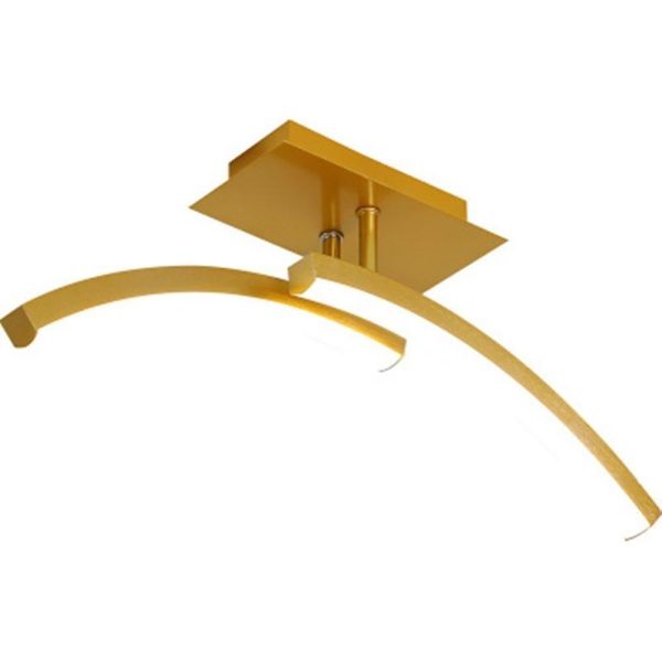 Creative Arc Shaped Dimmable LED Modern Flush Mount Ceiling Lighting - Image 6