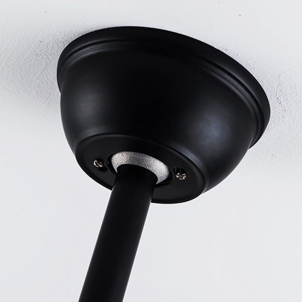Retro Industrial Timing Three-speed Wind Regulation Mute Cage Bladeless Ceiling Fan Lamp - Image 9