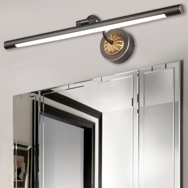 Black Copper Linear Rotatable Bathroom Vanity Light with 240?? Adjustable LED Head - Image 3