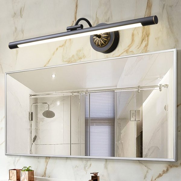 Black Copper Linear Rotatable Bathroom Vanity Light with 240?? Adjustable LED Head - Image 4