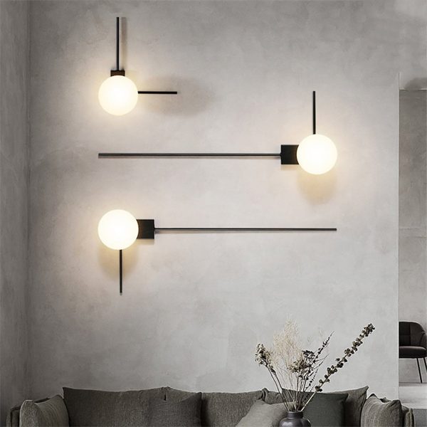 Retro Nordic Industrial Style Creative Warm Light Ceiling Lamp Wall Sconces - Image 2