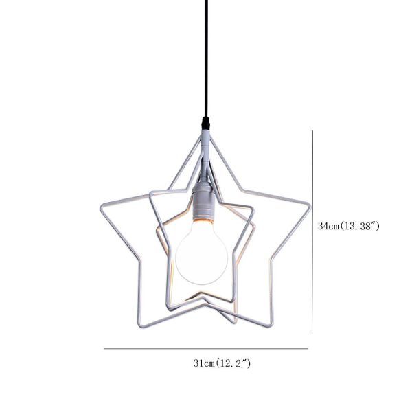 Multiple Star Shaped LED Modern Pendant Light Hanging Lamp Island Lights - Image 24