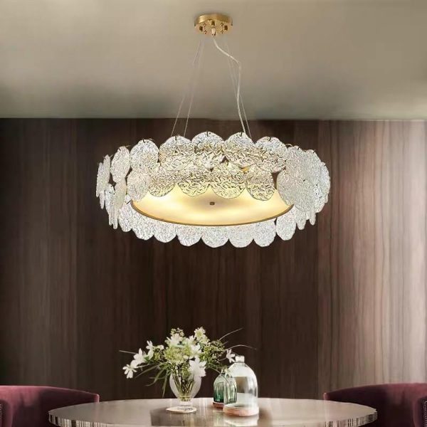 Shell Chandeliers Glass Acrylic LED Kitchen Dining Room Lighting Ceiling Light - Image 7