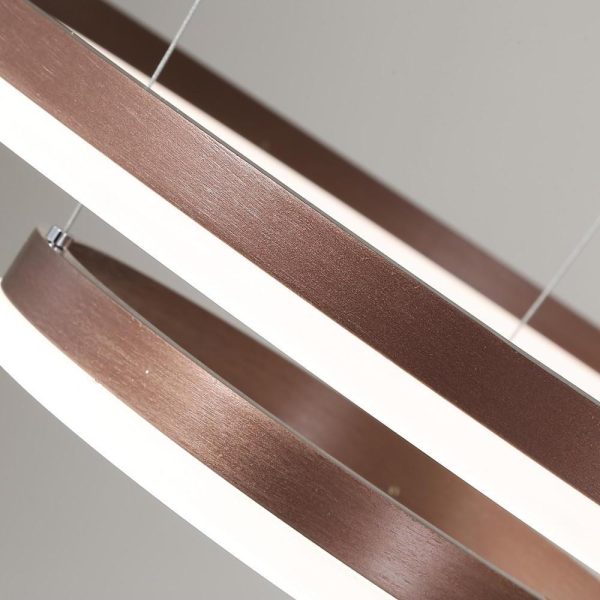 Circle Aluminum Large Chandeliers for High Ceilings Living Room Ceiling Lights - Image 9