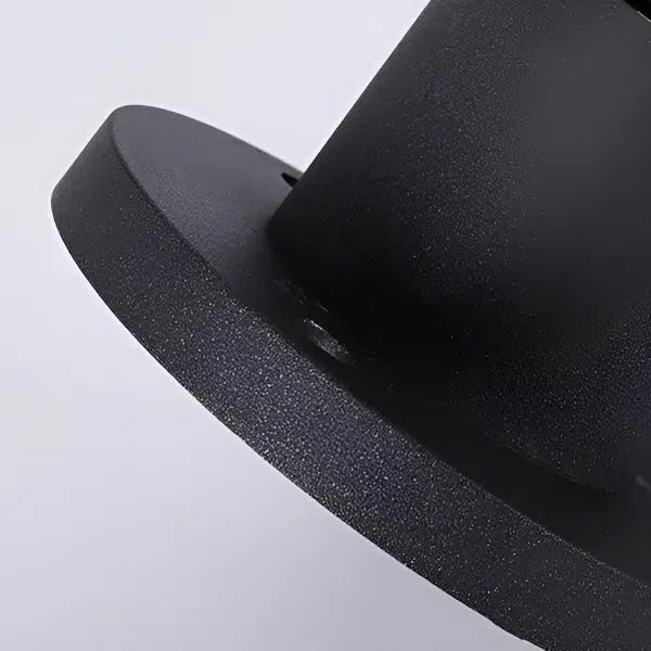 Round UFO Shaped Two Color Temperature LED Solar Waterproof Outdoor Fence Post Lights - Image 9