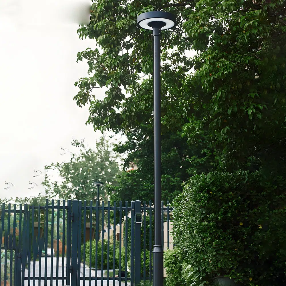 round-waterproof-smart-remote-control-led-solar-lamp-post-top-lights-194353.jpg Round Waterproof Smart Remote Control LED Solar Lamp Post Top Lights - Image 1