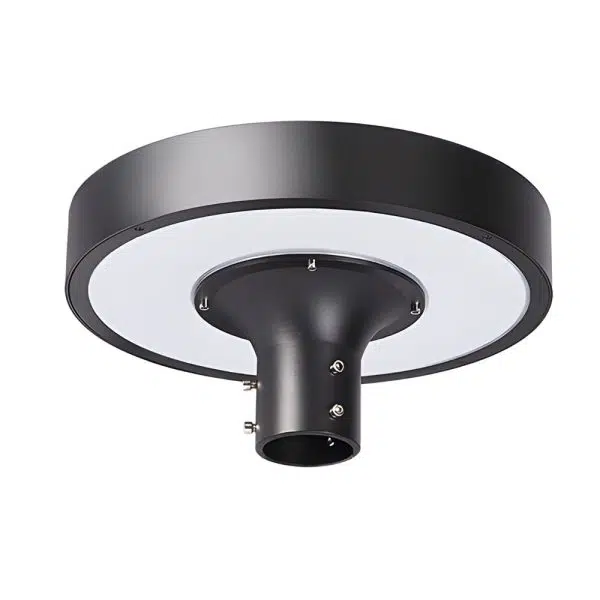 Round Waterproof Smart Remote Control LED Solar Lamp Post Top Lights - Image 10