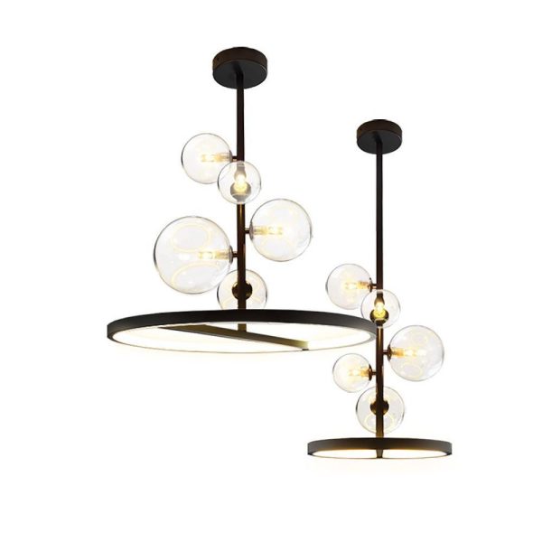 Circles Glass Balls LED Modern Flush Mount Lighting Ceiling Lights - Image 6