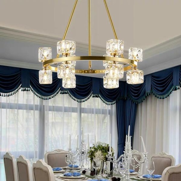 Circles Spotlights Industrial Brass Flush Mount Light LED Ceiling Light - Image 7