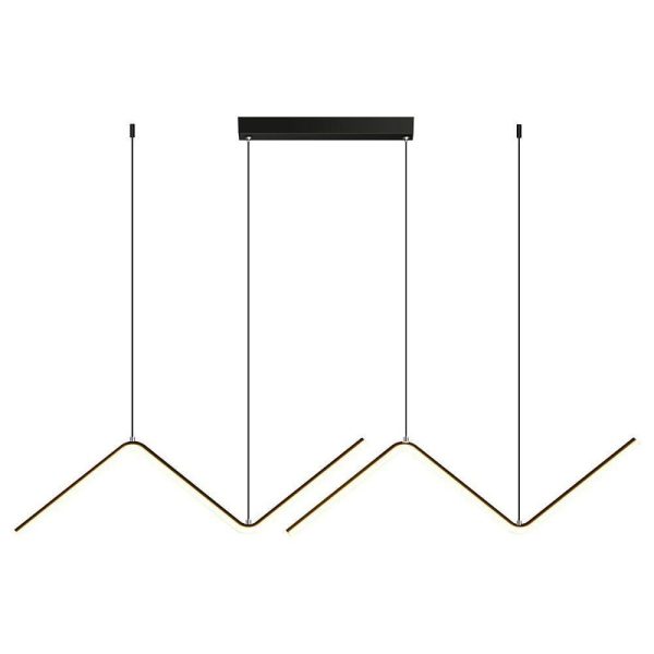 Zigzag Wave Dining Room Pendant Light Nordic Pendant Lighting - Image 6