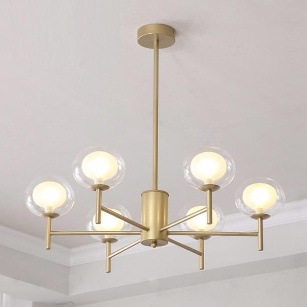 Nordic Sputnik Chandelier Industrial LED Bubble Chandelier 18 Bulbs - Image 6