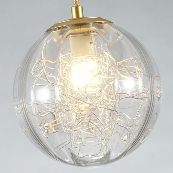 Nordic Artistic Glass Pendant Lighting Globe Pendant Lighting - Image 16