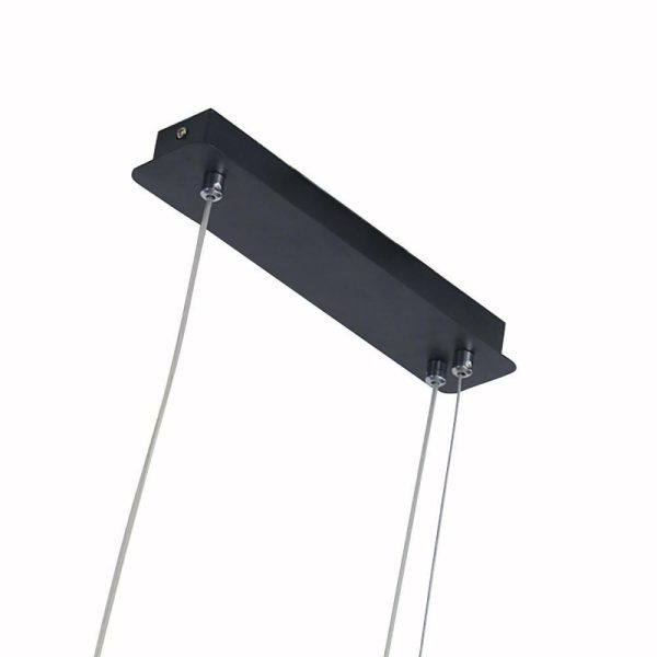 Circular Linear Dimmable LED Artistic Modern Chandeliers Kitchen Island Lighting - Image 12