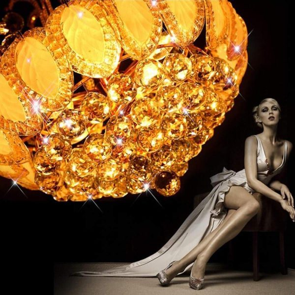 8-light Modern Gold/Silver Vintage Crystal Chandeliers For Living Room - Image 18