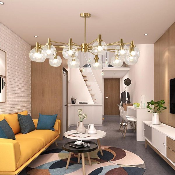 Sputnik Design LED Modern Ceiling Lights Flush Mount Lighting Hanging Light - Image 2