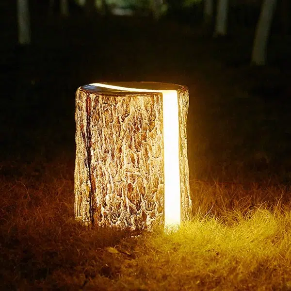 Simulation Tree Stump Waterproof Outdoor Garden Led Landscape Decorative Lighting