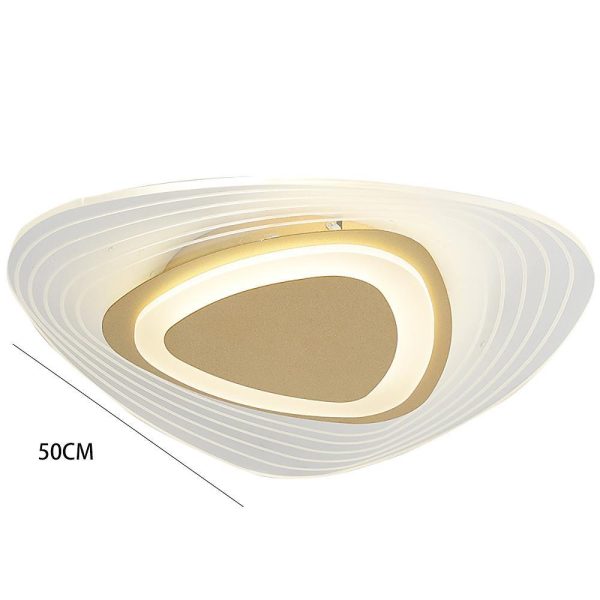 Geometric Shaped LED Striped Decorative Nordic Ceiling Light Flush Mount Lighting - Image 4