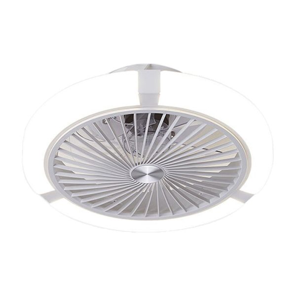 Round Dimming LED Modern Inverter Bladeless Ceiling Fan with Lights - Image 7