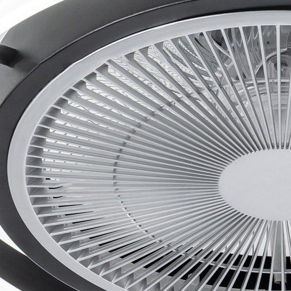 Round Dimming LED Modern Inverter Bladeless Ceiling Fan with Lights - Image 10