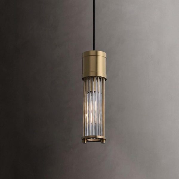 Cylinder Shaped LED Crystal Modern Pendant Light Island Lights Hanging Lamp - Image 7