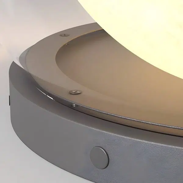 Solar Bubble Lunar Post Light Waterproof Globe Outdoor Lantern Gate Light Outdoor Lamp Landscape Light - Image 7