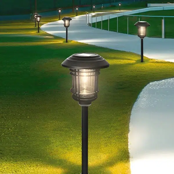 Solar Outdoor Lights Garden Lights LED Post Lights Landscape Lighting Pathway Lights - Image 5