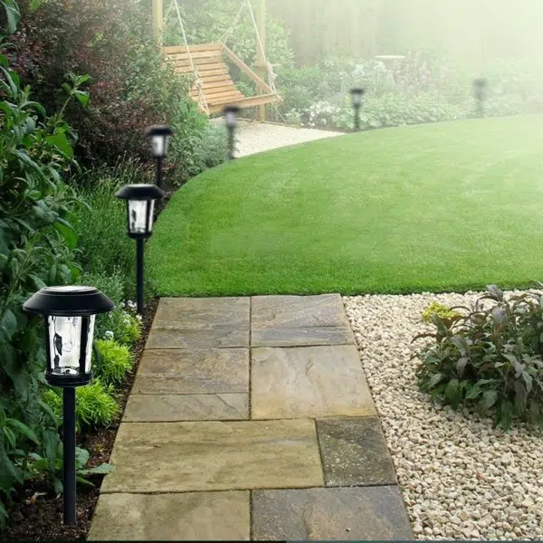 Solar Outdoor Lights LED Post Lights Garden Lights Pathway Lights Waterproof - Image 3