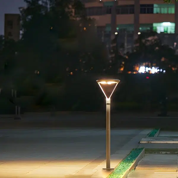 Solar Outdoor Post Garden Pole Light with Dual Motion Sensor - Image 2