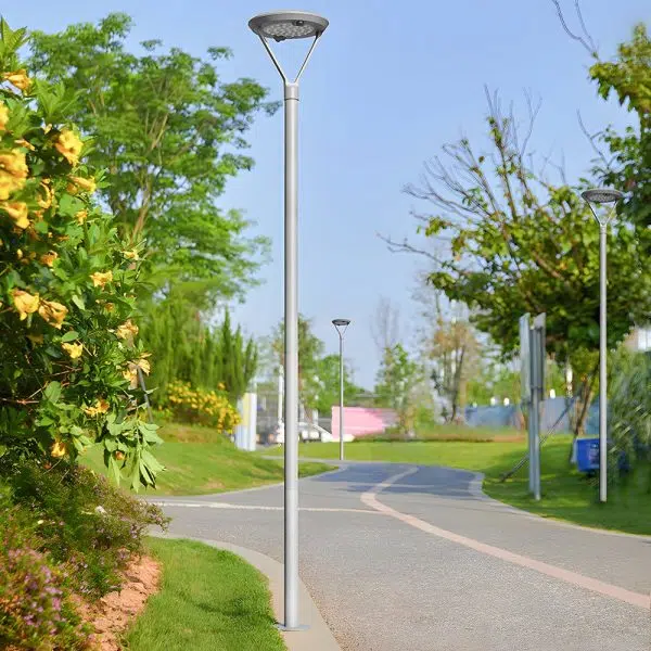 Solar Outdoor Post Garden Pole Light with Dual Motion Sensor - Image 4