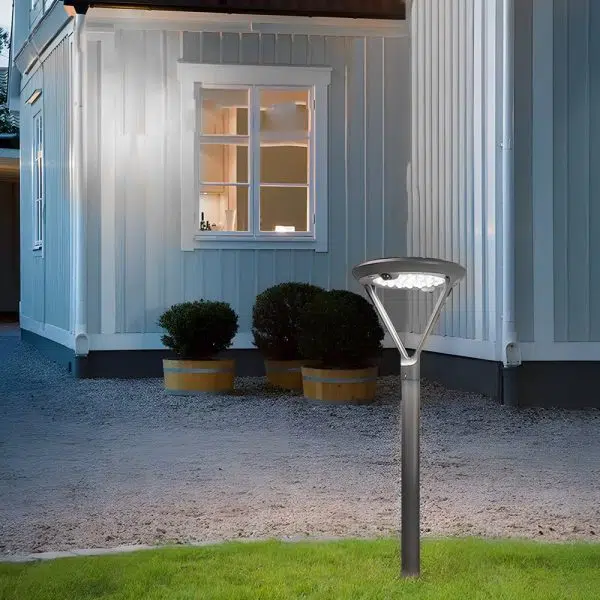 Solar Outdoor Post Garden Pole Light with Dual Motion Sensor - Image 3