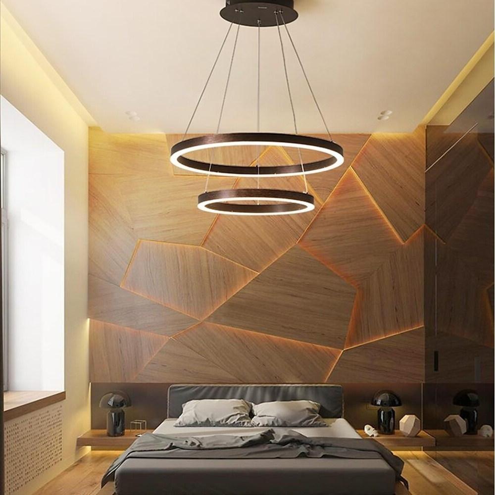 splaar1553134224036-617f223b-c496-4534-99aa-850af74165c0.jpg Circle Bedroom Room Chandeliers Modern Aluminum Acrylic Kitchen Ceiling Light - Image 1