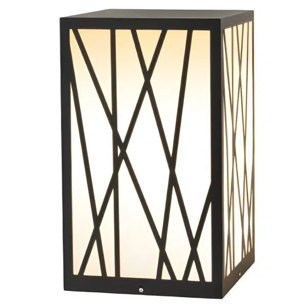 Square 20W LED Waterproof Modern Solar Post Lights Outdoor Pathway Lights - Image 10