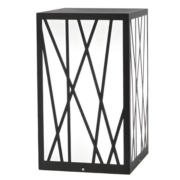 Square 20W LED Waterproof Modern Solar Post Lights Outdoor Pathway Lights - Image 9