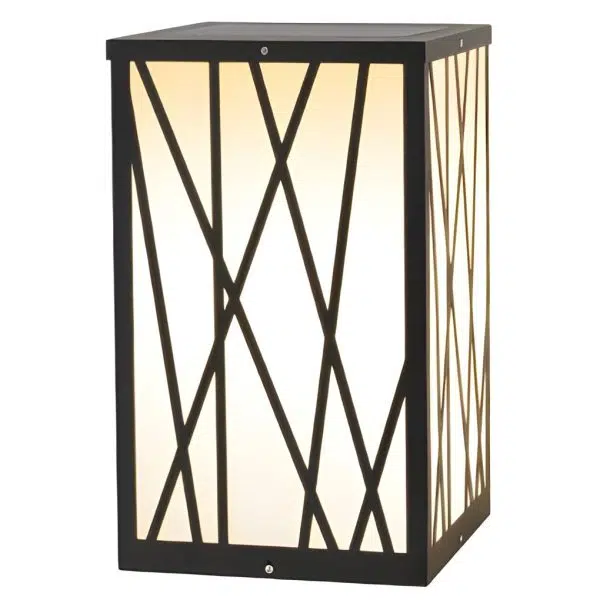 Square 20W LED Waterproof Modern Solar Post Lights Outdoor Pathway Lights - Image 11