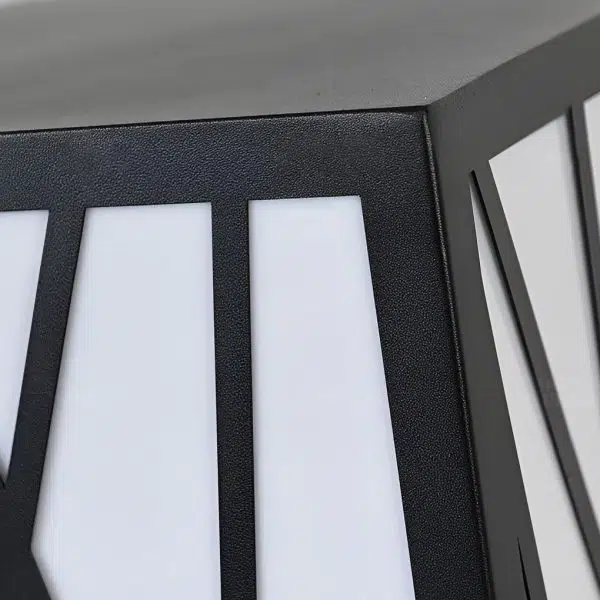 Square 20W LED Waterproof Modern Solar Post Lights Outdoor Pathway Lights - Image 12