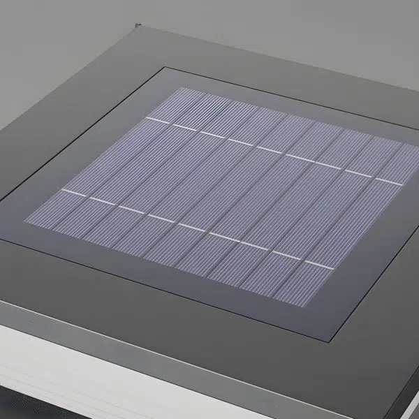 Square Metal Solar Garden Light LED Outdoor Light Post Waterproof Fence Column Head Lamp Pillar Light - Image 7