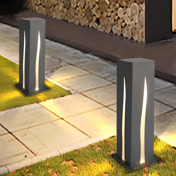 Elegant Rectangular Garden Pathway Lights Landscape LED Outdoor Illumination - Image 4
