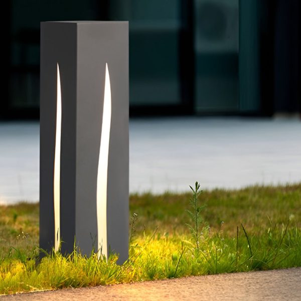 Elegant Rectangular Garden Pathway Lights Landscape LED Outdoor Illumination - Image 2