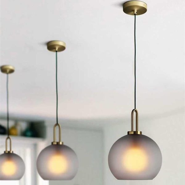 Nordic Style Modern Metal Glass Globe Island Design Industrial Pendant Lighting Ceiling Light - Image 5