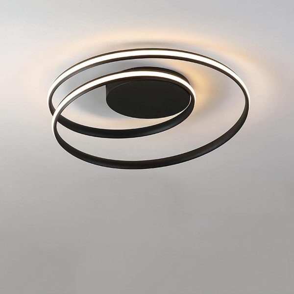 Spiraling Circular LED Modern Ceiling Lights Flush Mount Lighting - Image 5