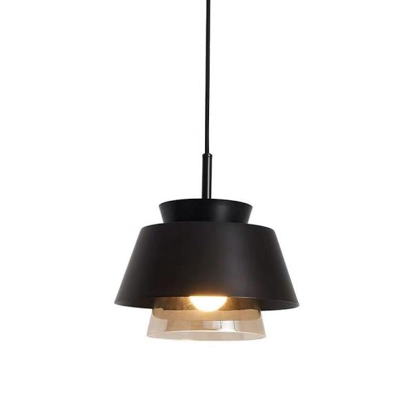 Traditional Metal Glass LED Modern Pendant Lights Hanging Lamp Island Lights - Image 2