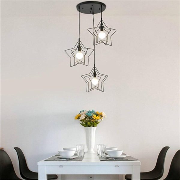 Multi Star Shaped Modern Pendant Lighting Metal Pendant Lighting - Image 5