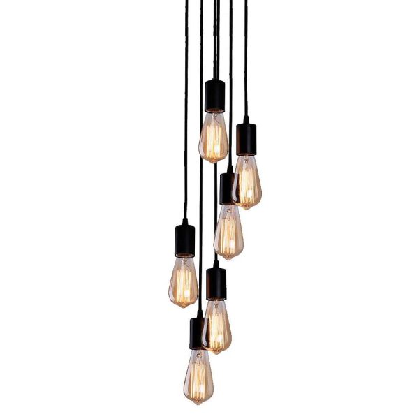 Cluster Teardrop Pendant Light Braided Island Industrial Pendant Lighting - Image 5