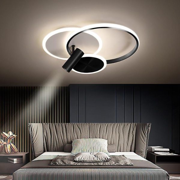 Circles Spotlights Modern LED Flush Mount Ceiling Light for Bedroom - Image 4