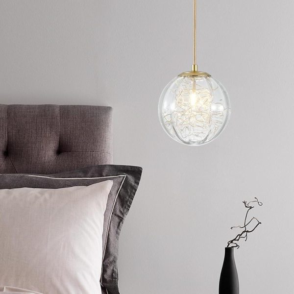 Nordic Artistic Glass Pendant Lighting Globe Pendant Lighting - Image 9