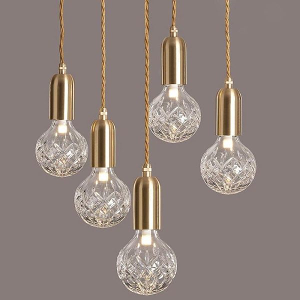 Acrylic Bubble Globe LED Modern Pendant Light Hanging Lamp Island Lights - Image 3